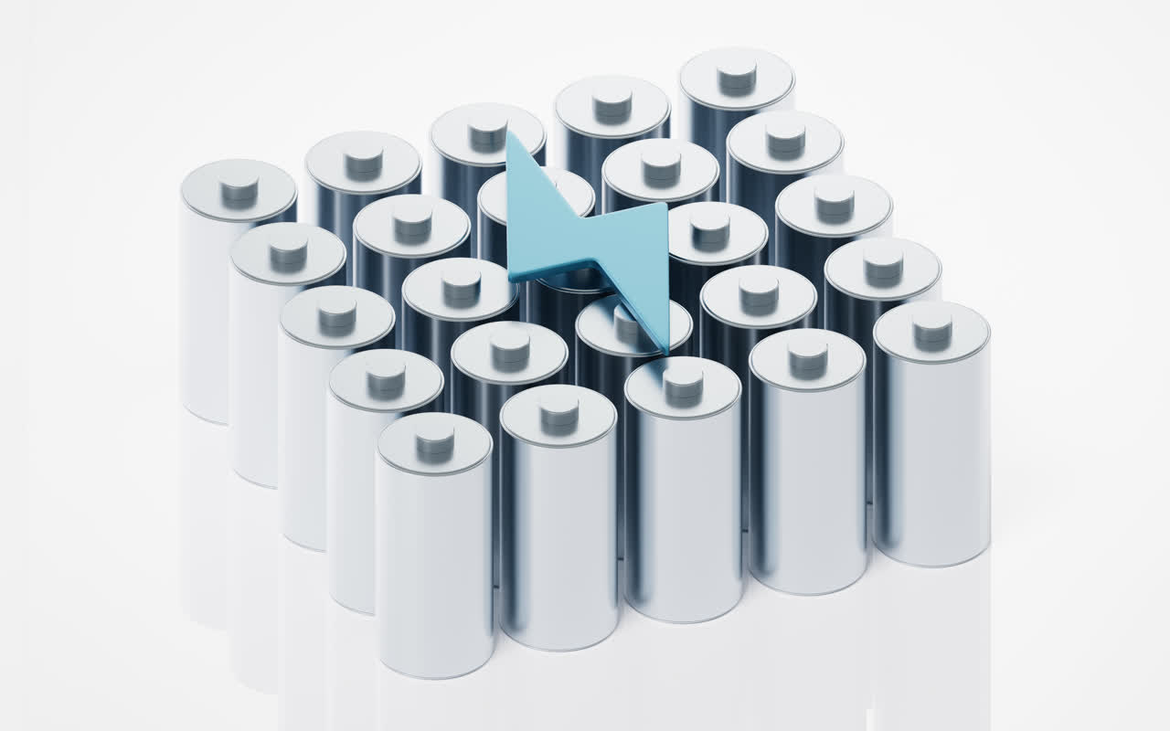 电池与电力能源3D渲染