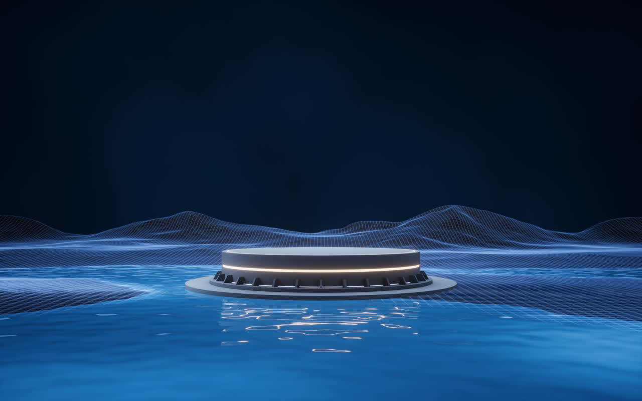 虚拟网络空间与展台3D渲染