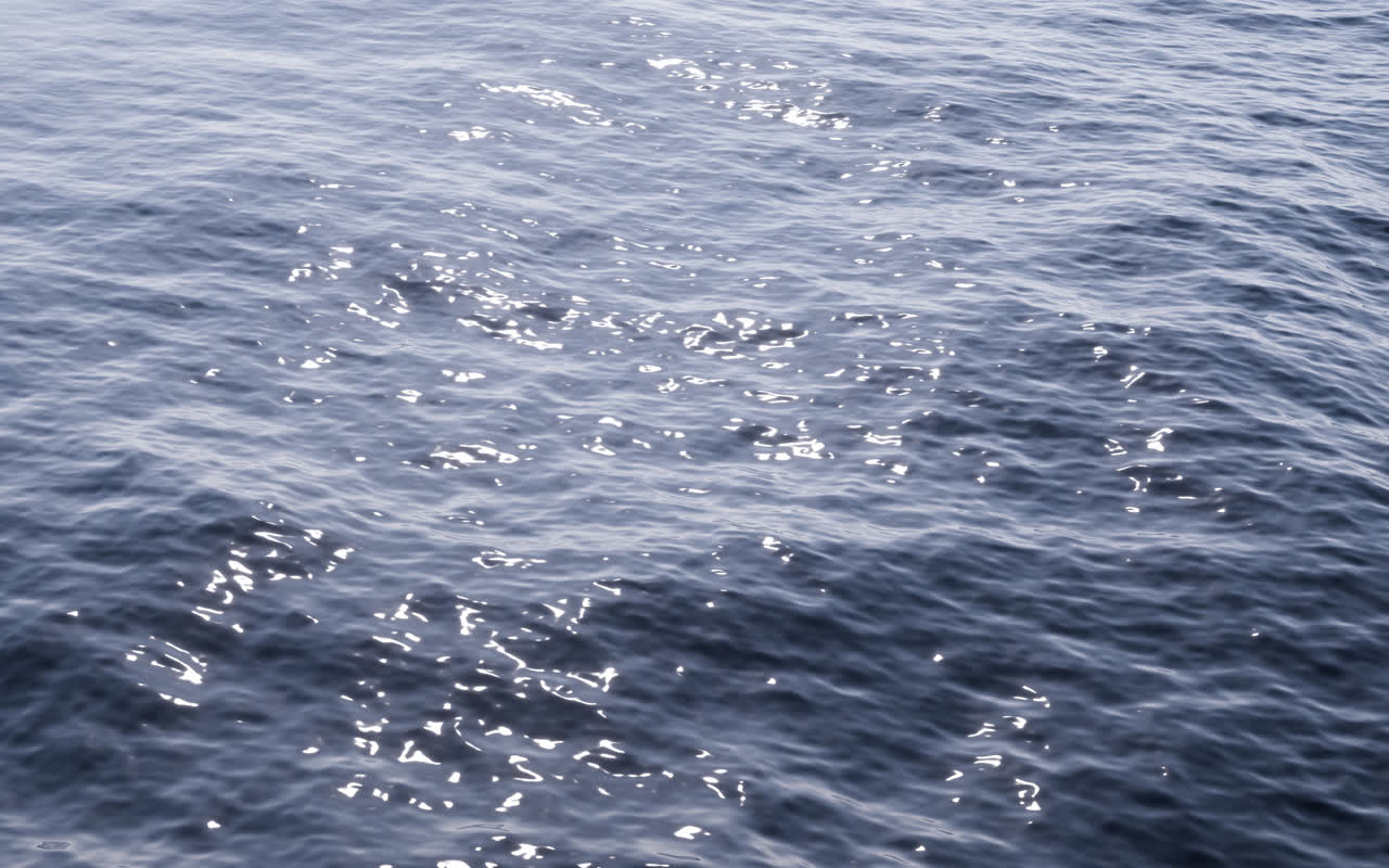 蓝色水面波纹背景3D渲染