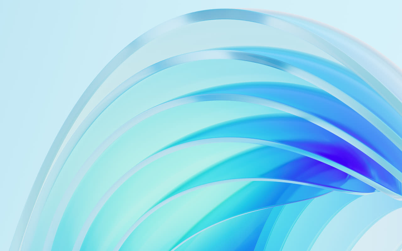 透明渐变彩色玻璃背景3D渲染