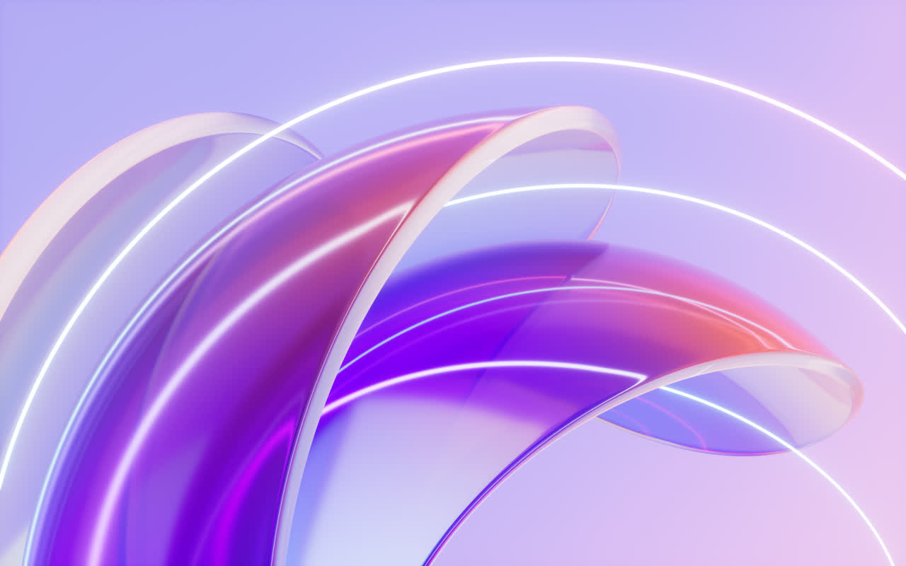 透明渐变彩色玻璃背景3D渲染