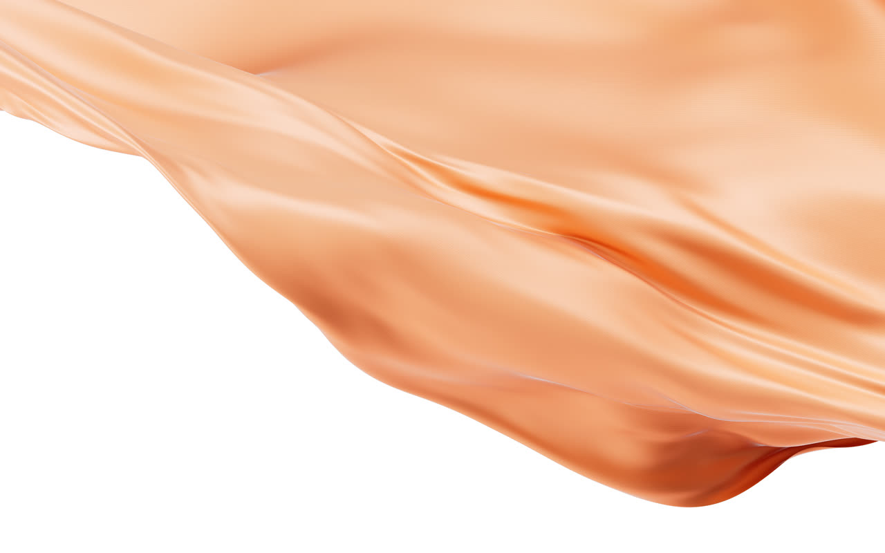 飘舞流动的布料3D渲染