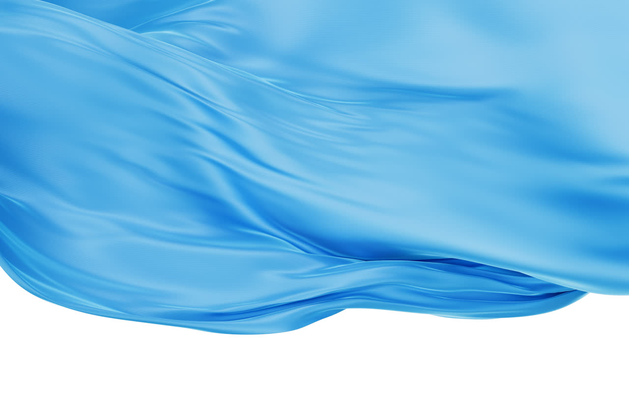 飘舞流动的布料3D渲染