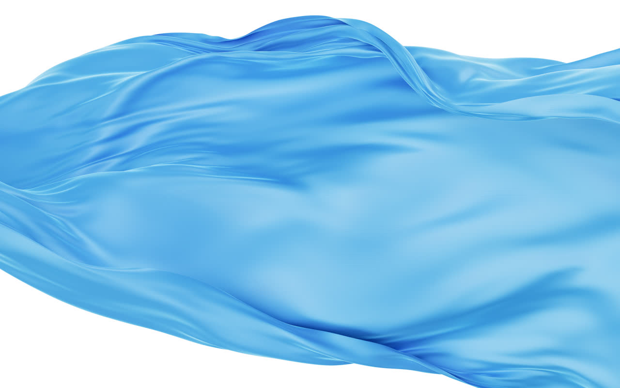 飘舞流动的布料3D渲染