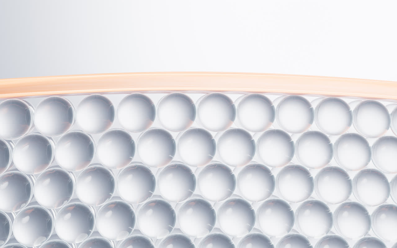 皮肤与细胞结构3D渲染