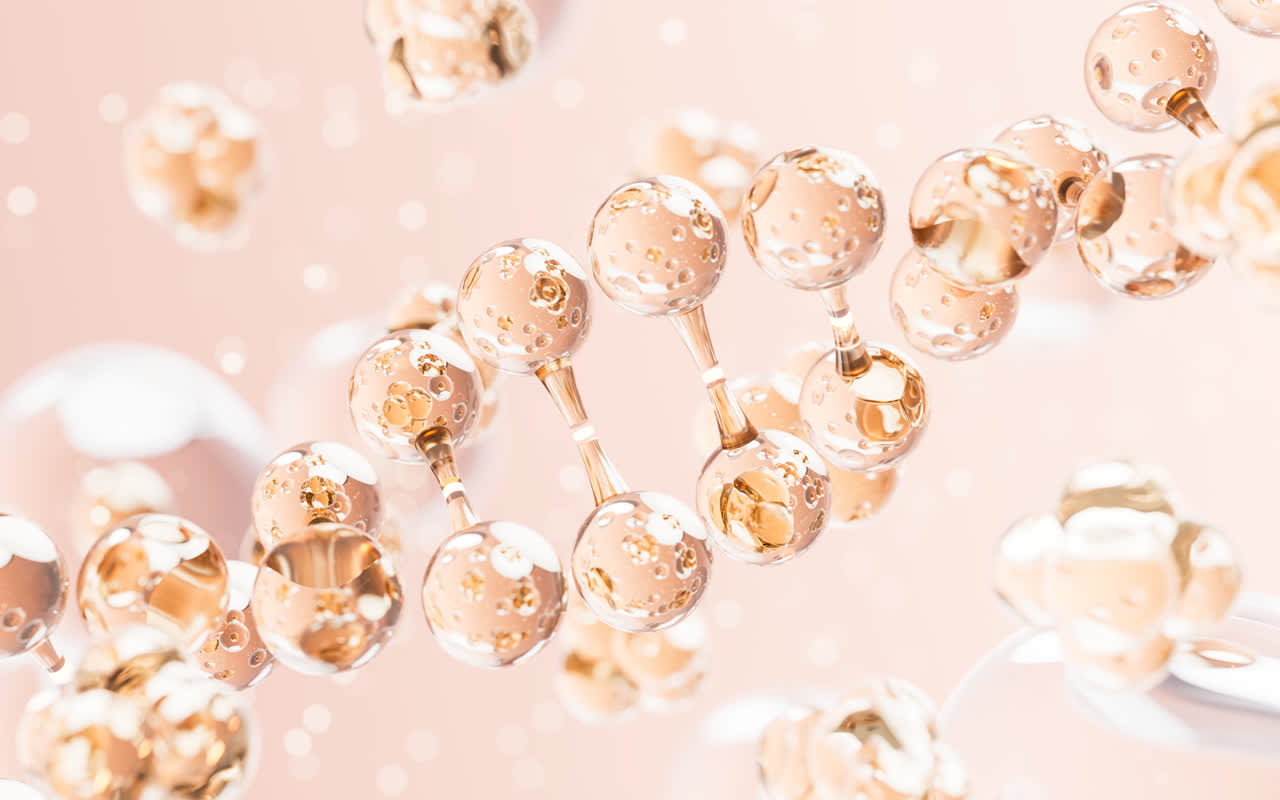 DNA与细胞结构3D渲染