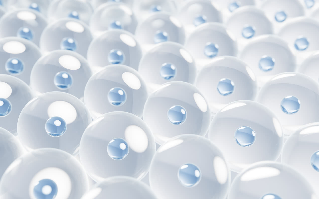 微观细胞结构生物科技概念3D渲染