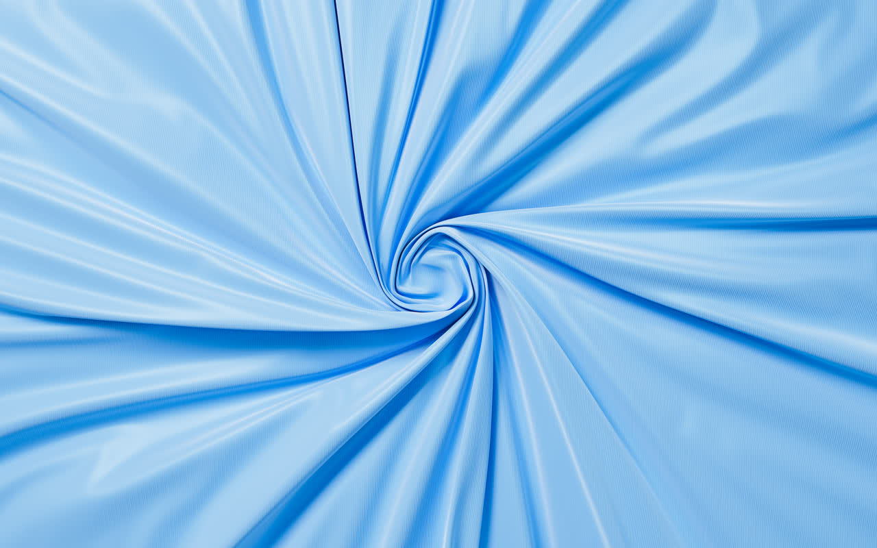 柔软旋转的螺旋形布料3D渲染