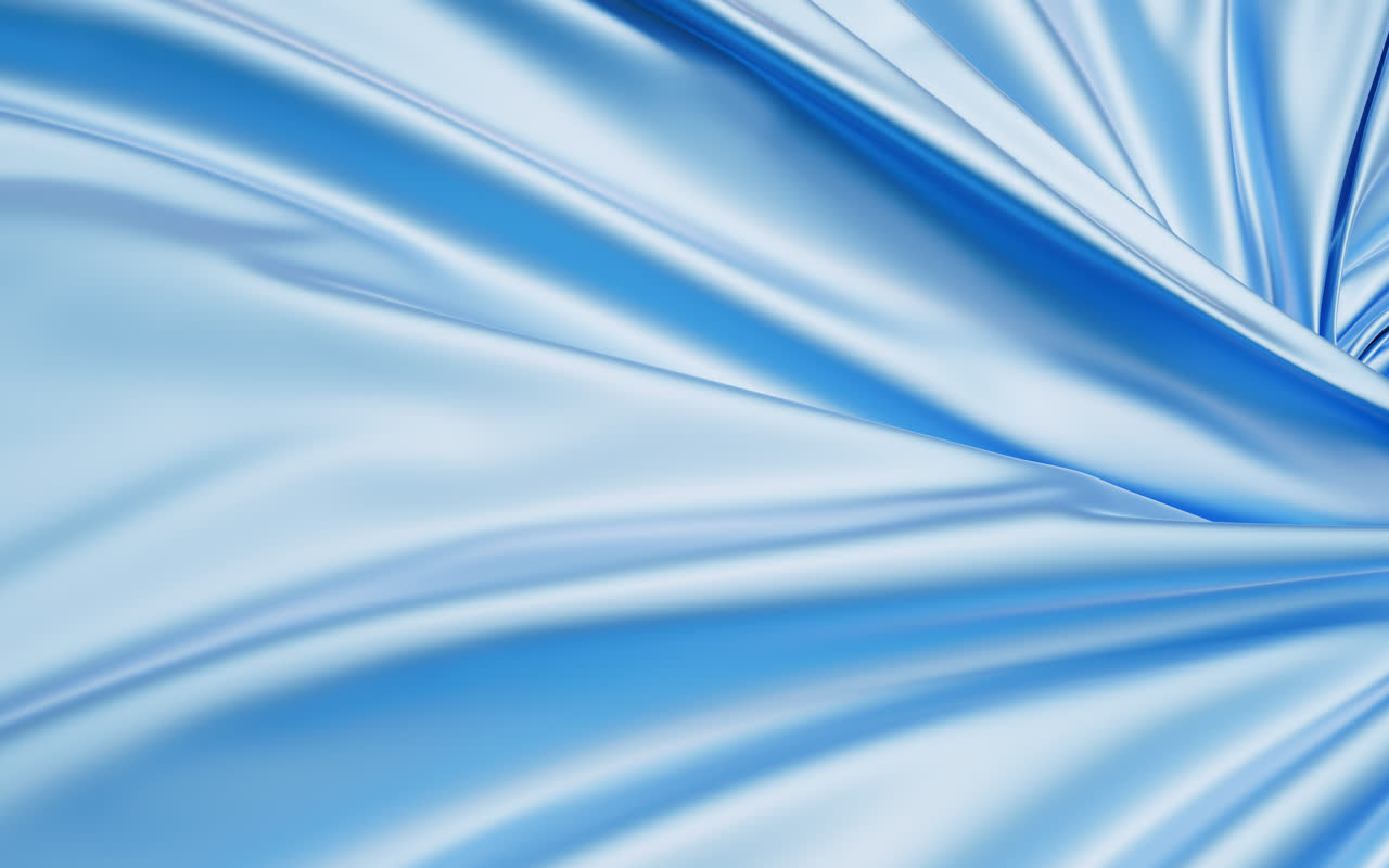 柔软旋转的螺旋形布料3D渲染