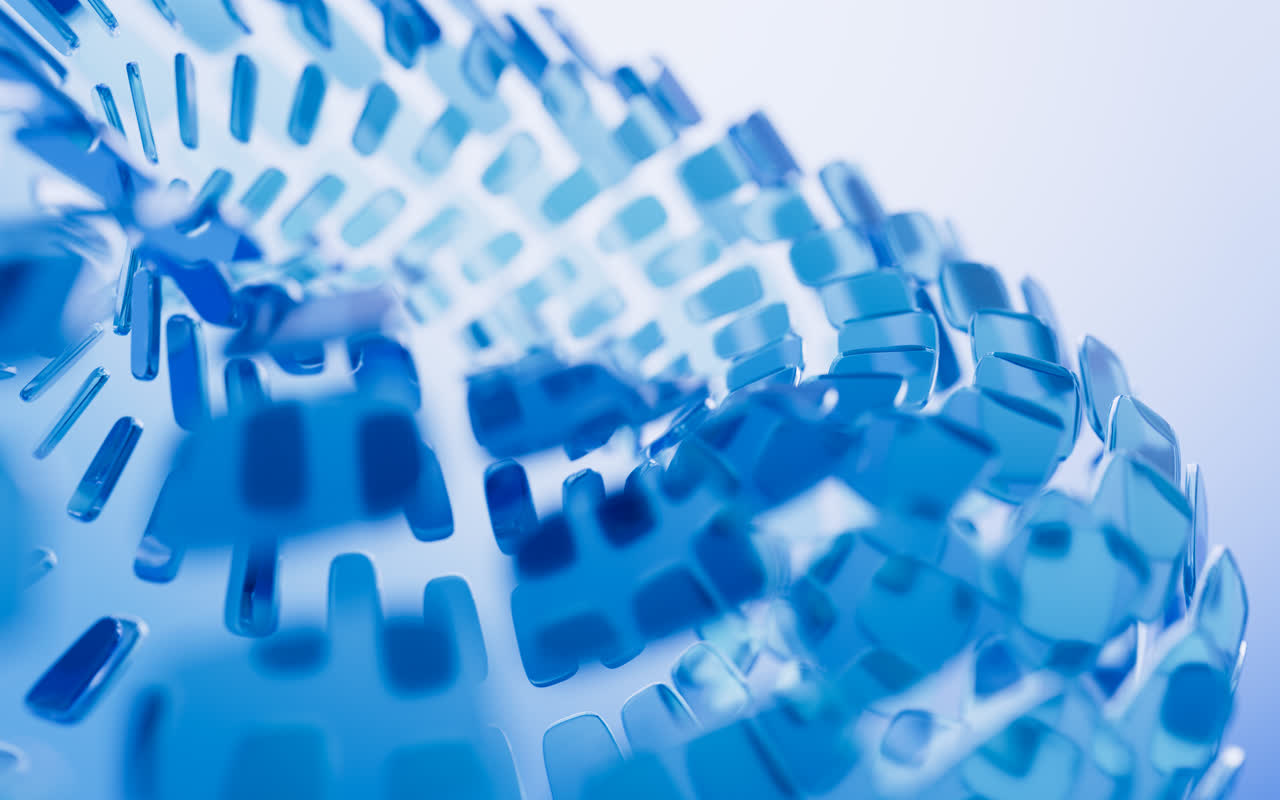 抽象彩色透明玻璃背景3D渲染