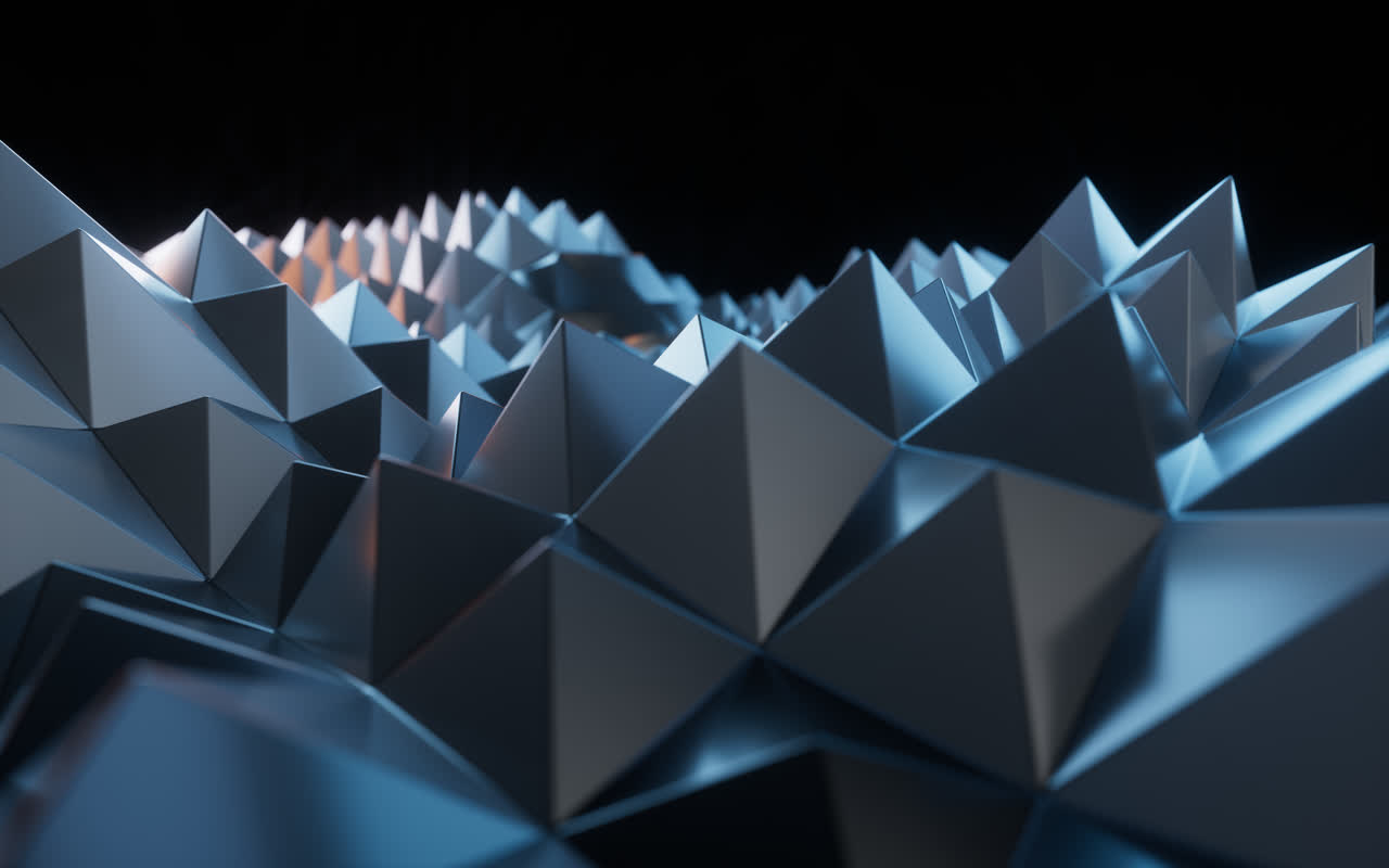 三角形创意几何体背景3D渲染