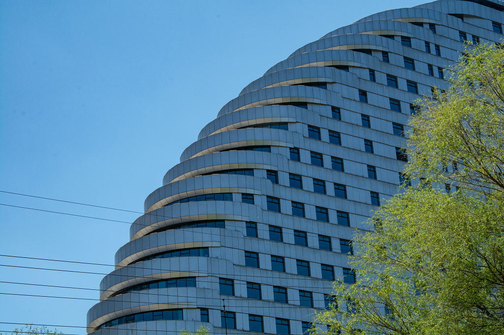 城市特色地标建筑的弧形外观设计