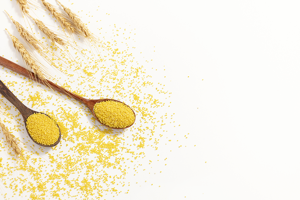 小米粮食粗粮食材图片粮食丰收粗粮小米图片