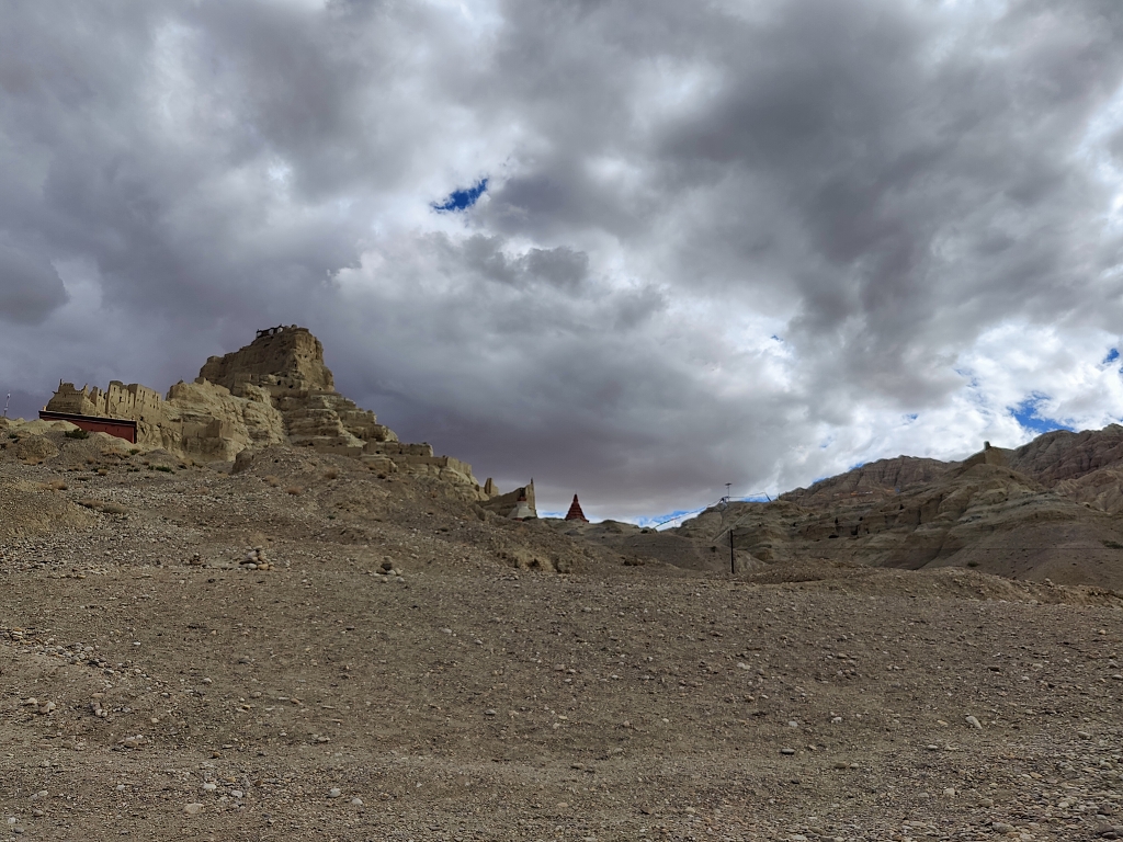 古格王朝的古堡遗址