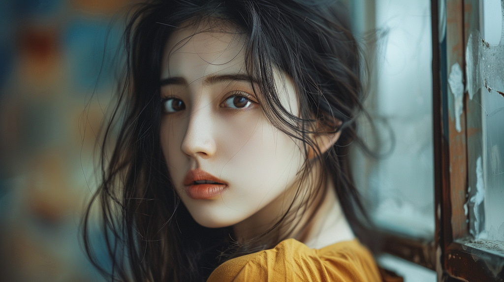 文艺美女模特时尚写真