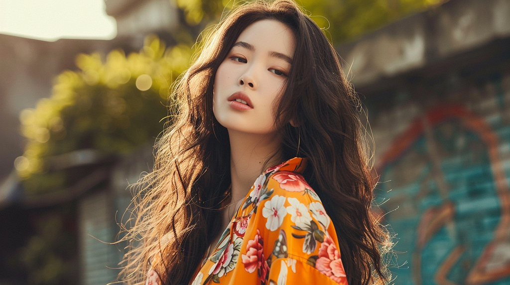 文艺时尚美女模特