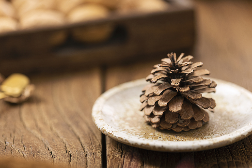 松塔创意秋天秋季温暖图片秋天图片秋天静物金秋唯美