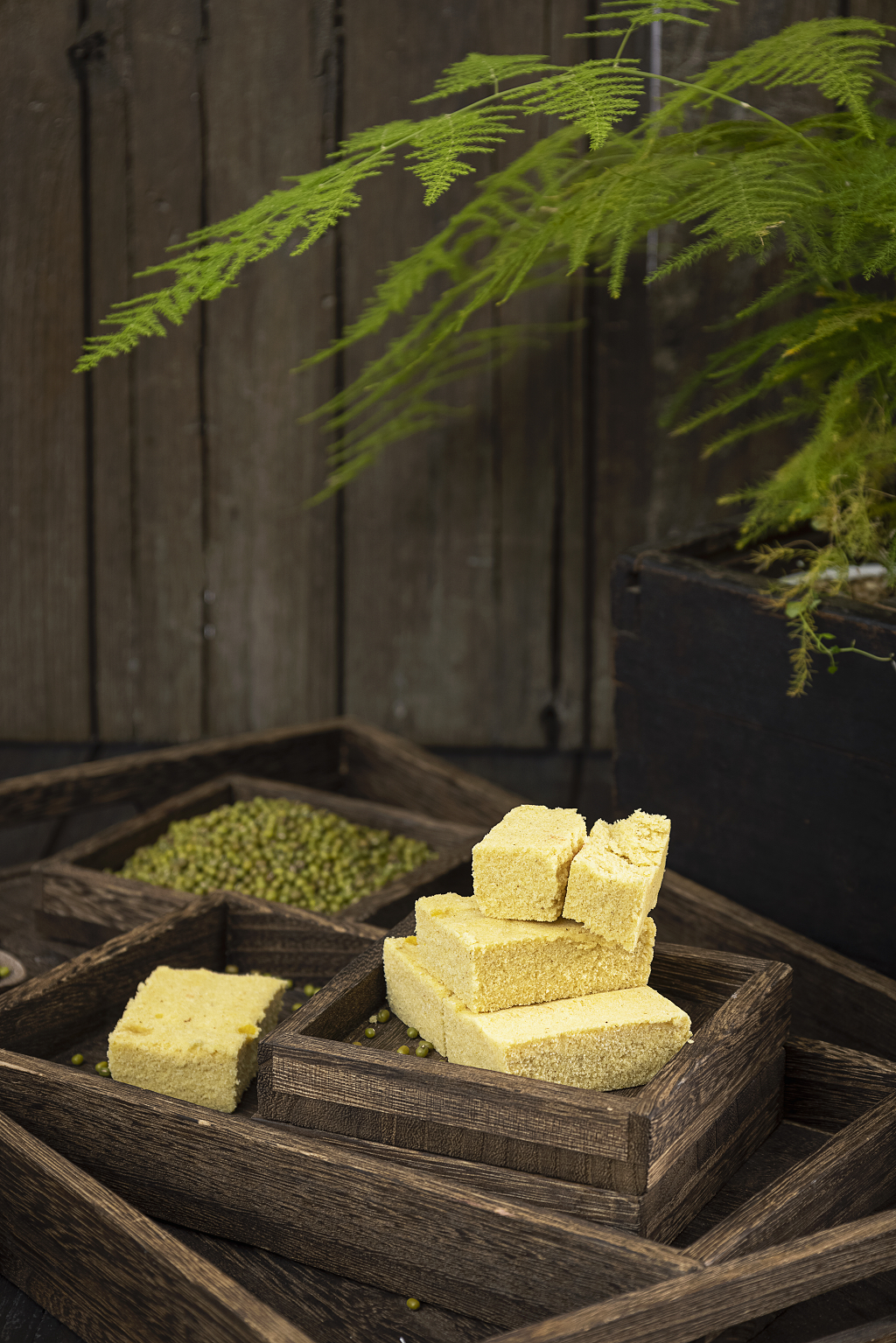 绿豆糕美食图片绿豆糕图片大暑小暑创意静物解暑美食