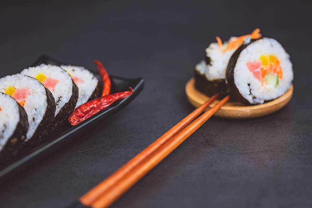 切好得寿司料理美食日韩料理寿司静物图片