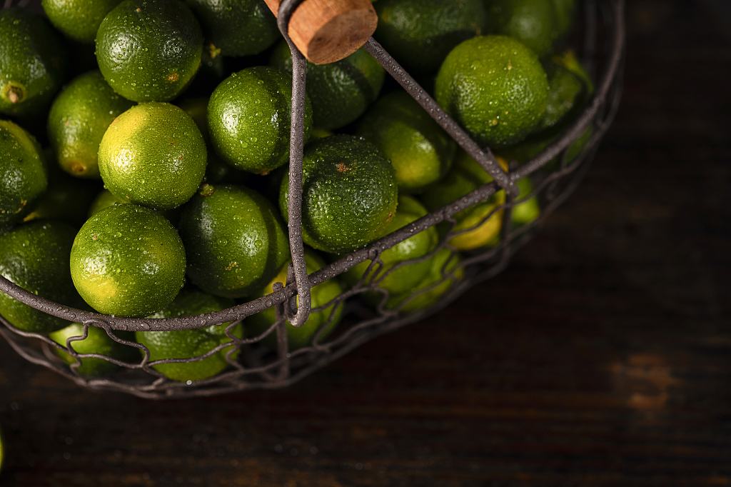 果篮里的青金桔素材