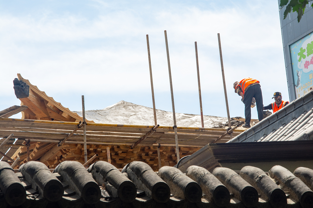 景区在建古建筑