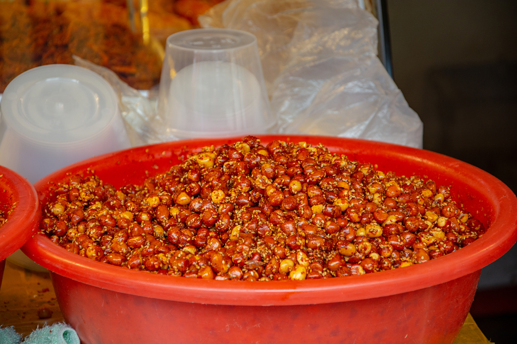 朝鲜族小菜油炸花生米