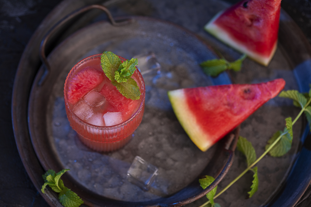 冰爽冷饮西瓜汁夏天图片西瓜图片大暑节气夏天降暑