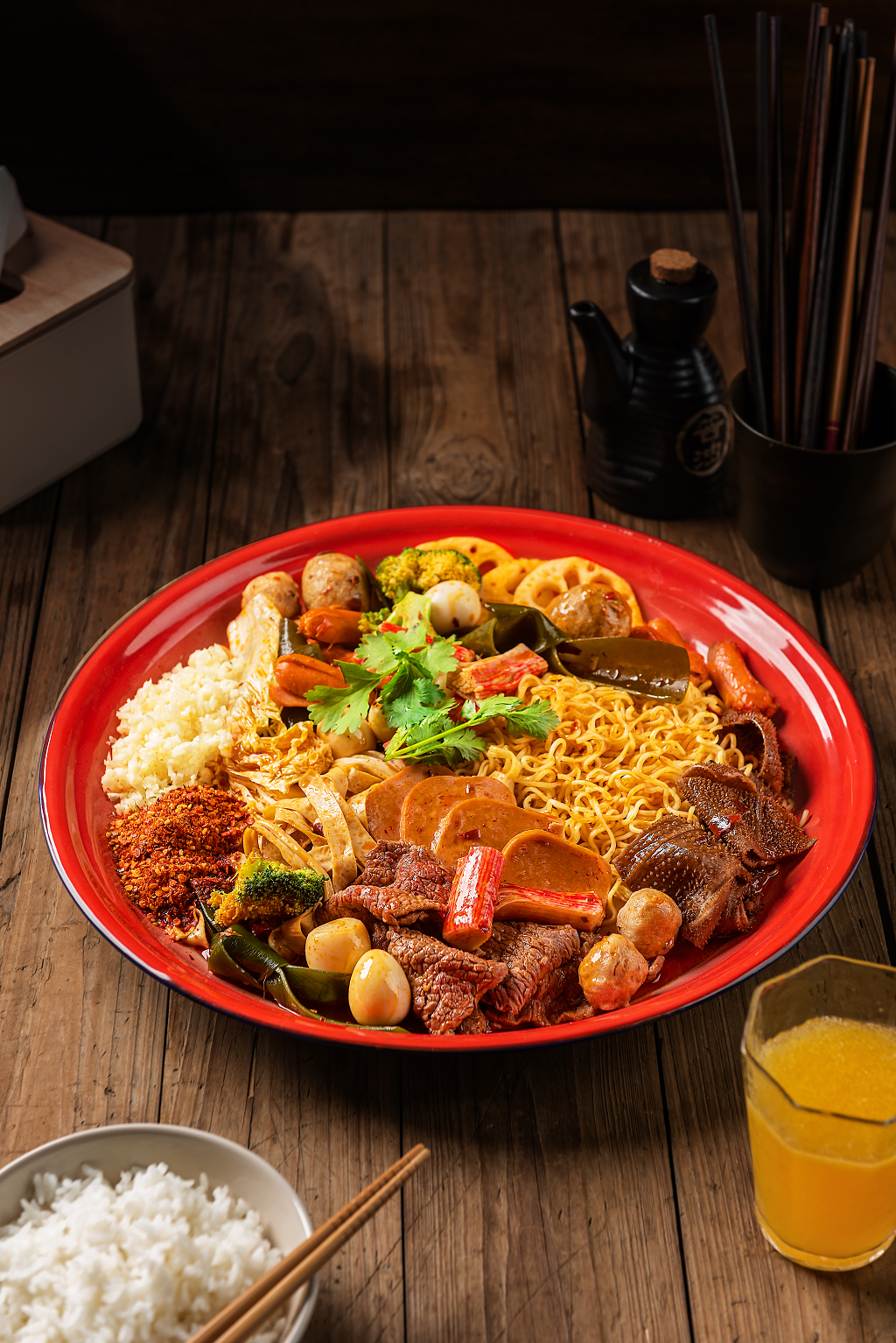 盘盘冒菜餐饮美食竖图