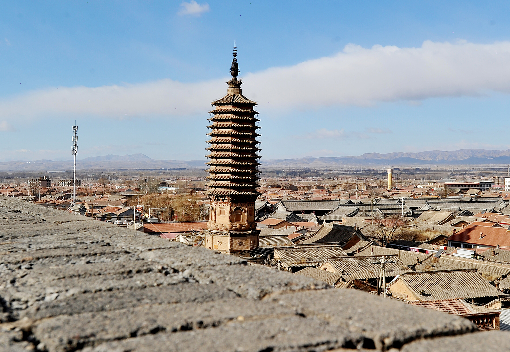 河北蔚县北魏时期南安寺塔
