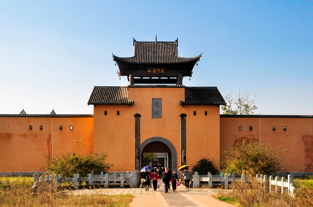 宁乡道林古镇围墙门头