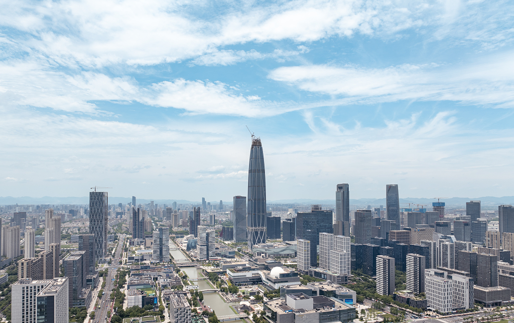 宁波现代化城市建筑高楼