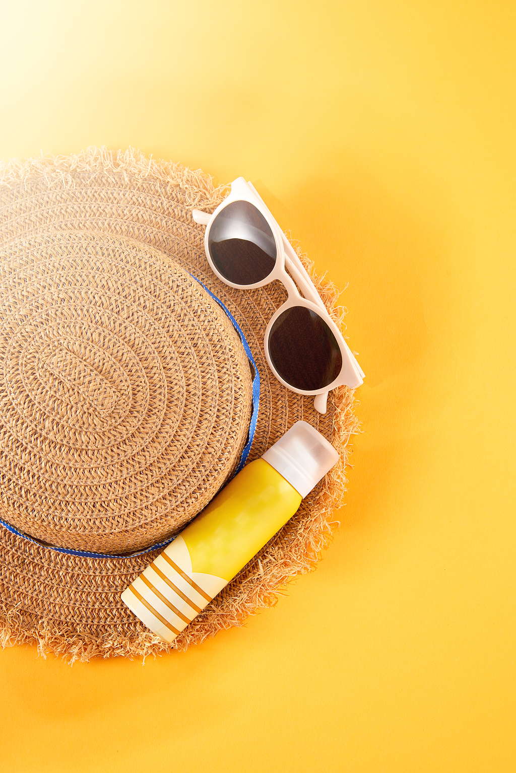 阳光夏日summer防晒创意背景