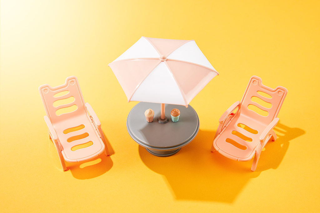 阳光夏日summer防晒创意背景