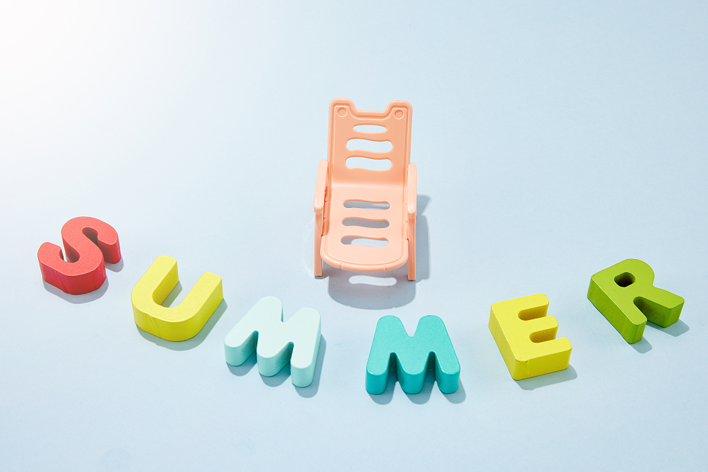 阳光夏日summer防晒创意背景