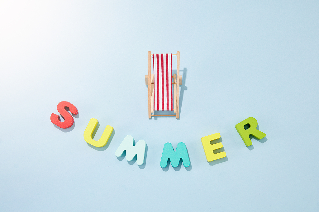 阳光夏日summer防晒创意背景