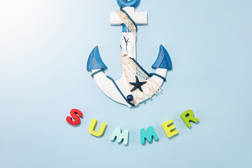 阳光夏日summer防晒创意背景