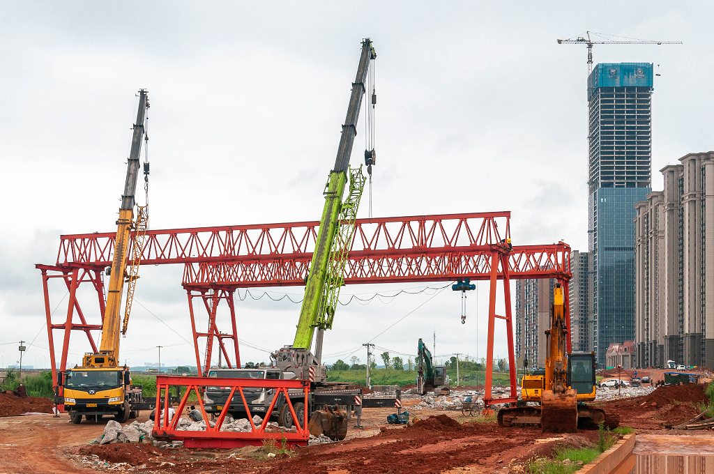城市建筑施工工地