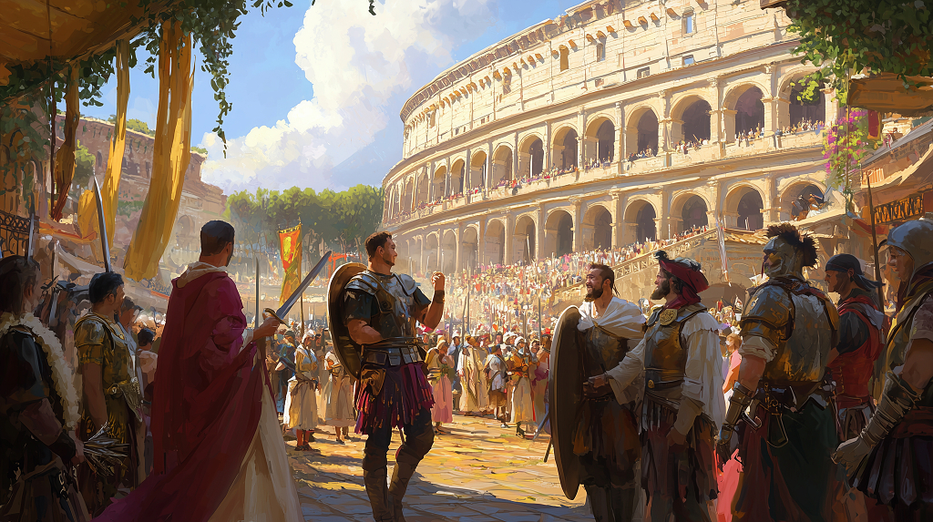 古罗马的战士与公众集会