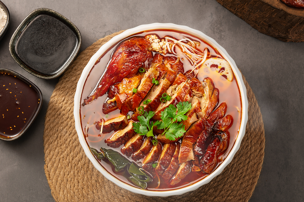 成都冒烧鸭四川特产旅游美食