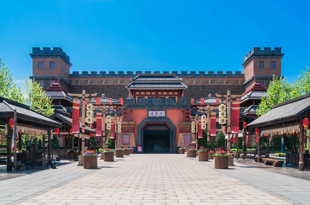 长沙方特东方神画主题乐园孟姜女景区