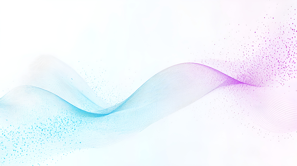 梦幻渐变光影线条抽象波浪背景图电商节