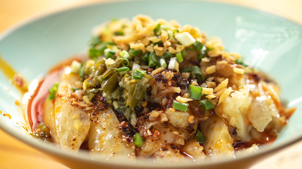 凉粉小吃传统美食家常菜摄实拍摄影图