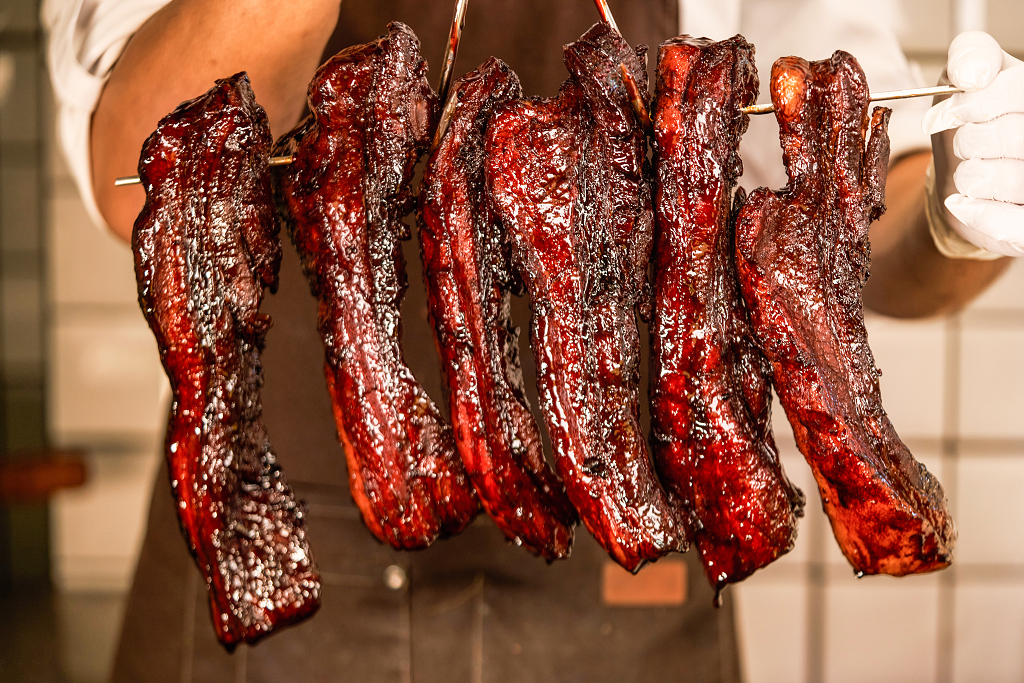 家常菜中餐厅饭店菜单美食宣传单广告实拍图美味黑叉烧