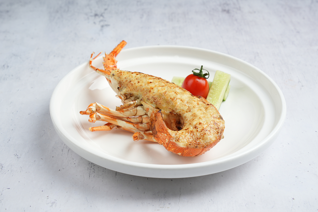 家常菜中餐厅饭店菜单美食宣传单广告实拍图黑松露焗小青龙