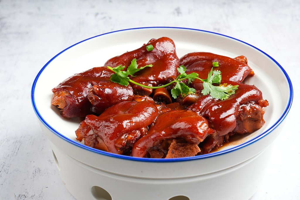 家常菜中餐厅饭店菜单美食宣传单广告实拍图中华美食秘制猪手