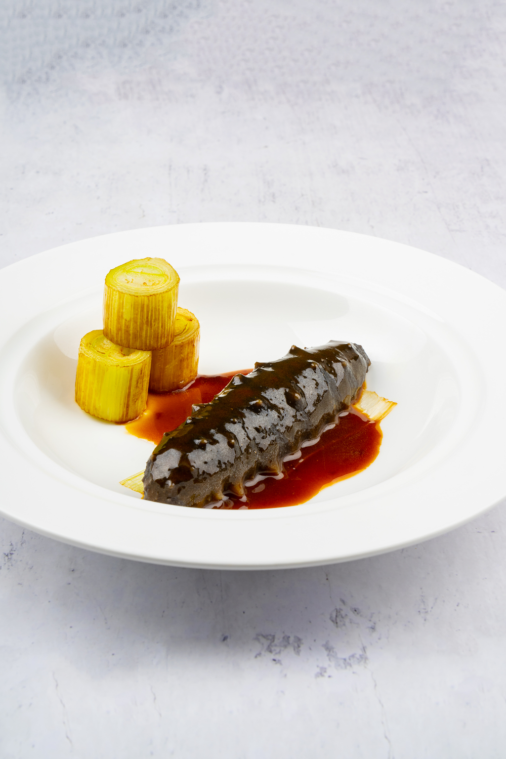 家常菜中餐厅饭店菜单美食宣传单广告实拍图中华美食葱烧辽参