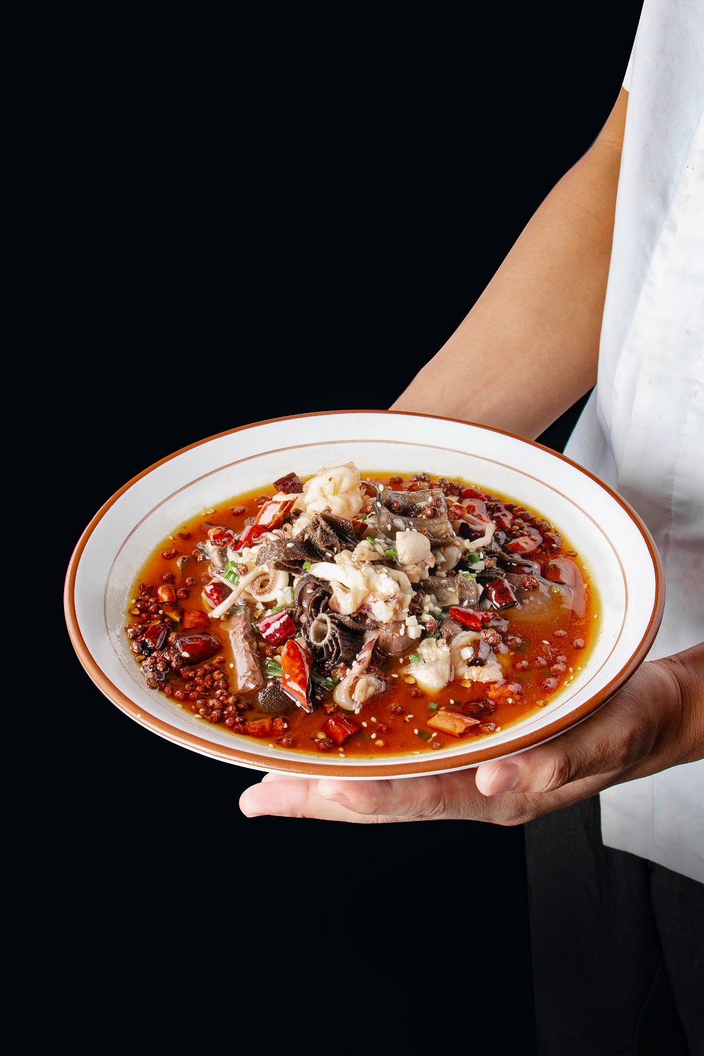 家常菜中餐厅饭店菜单美食宣传单广告实拍图中华美食海鲜毛血旺