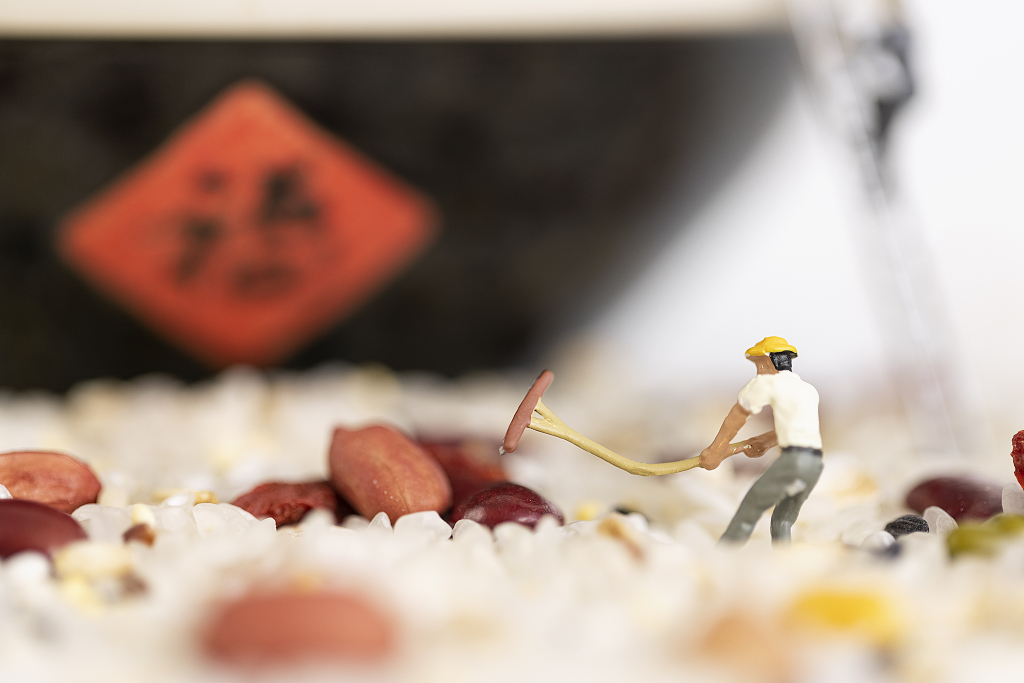 2025年蛇年新年新春春节过节过年传统节日新年元素物件腊八节微缩创意图片