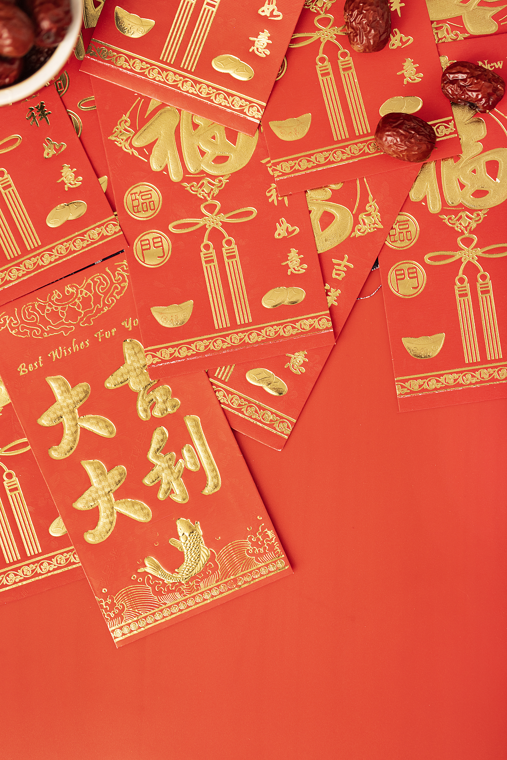 2025年蛇年新年新春春节过节过年传统节日新年元素物件红包创意新年