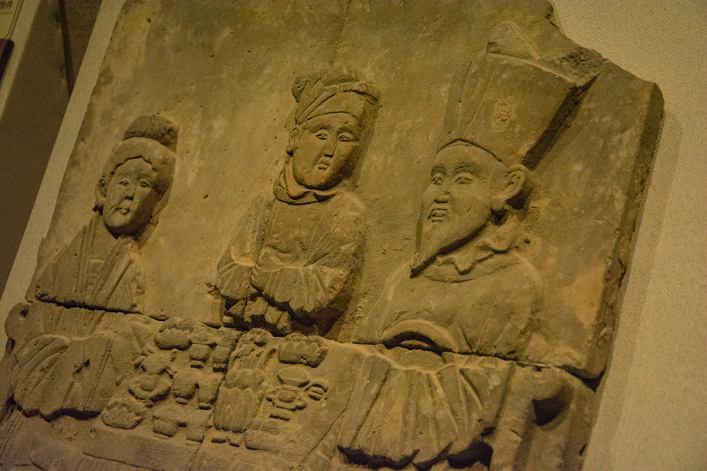 国宝历史文物博物馆展览展厅展馆古代砖雕